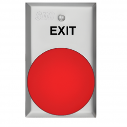 SDC 446 Series Single Gang Heavy Duty Mushroom Exit Button